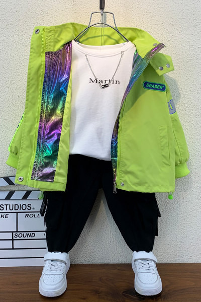 Talvine kapuutsiga lastejope poistele kahes värvitoonis