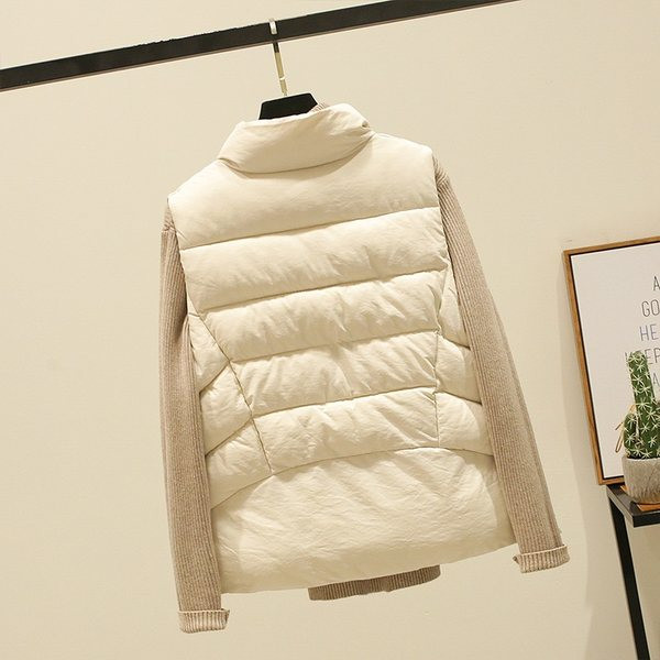 Őszi-téli vastag női mellény cipzárral