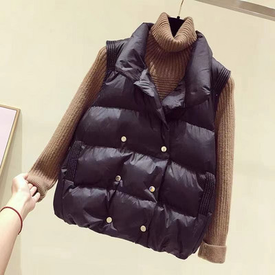 Μοντέρνο γυναικείο γιλέκο με κουμπιά