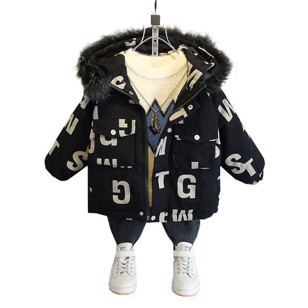 Moodne laste jope suletikuga kapuutsiga