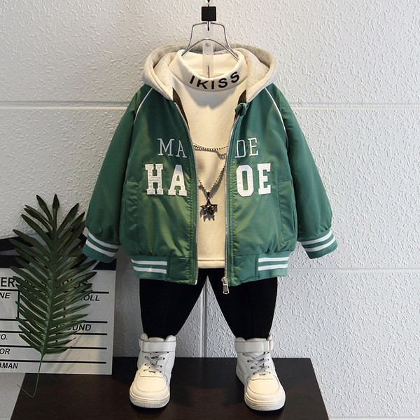 Dječja tekstilna bejzbol jakna sa natpisom