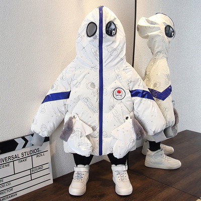 Modern, zsebes gyerekkabát - fiúknak