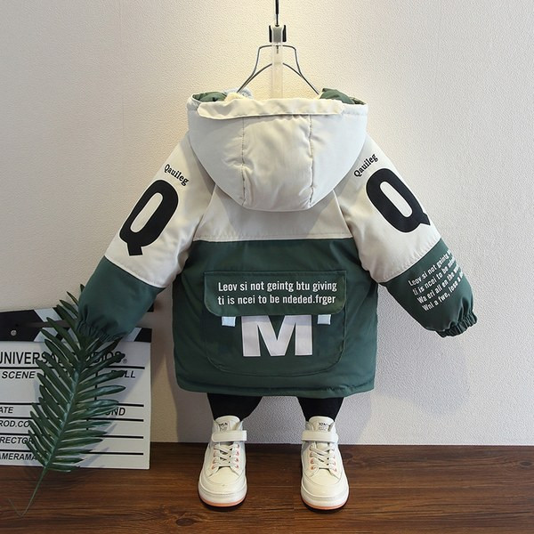 Talvine kapuutsiga lastejope poistele - kahte värvi