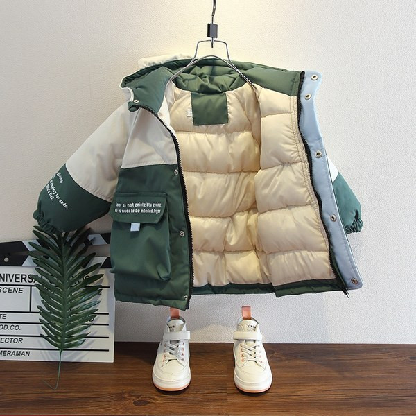 Talvine kapuutsiga lastejope poistele - kahte värvi