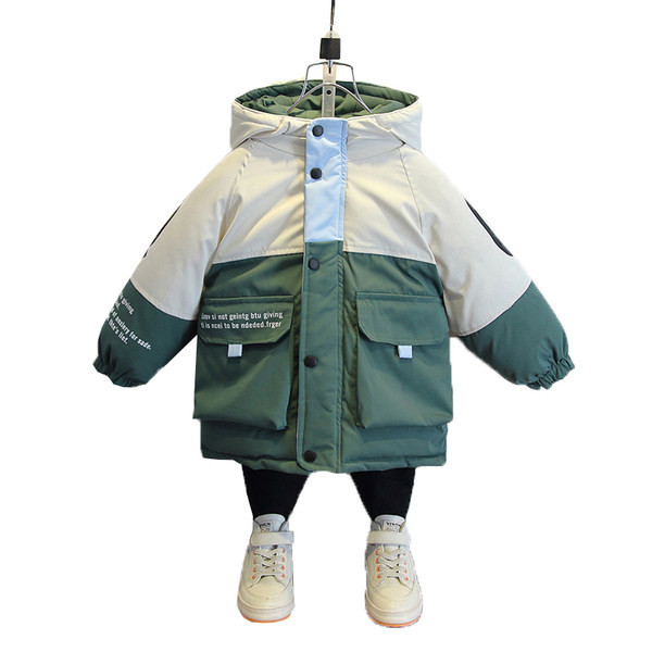 Talvine kapuutsiga lastejope poistele - kahte värvi