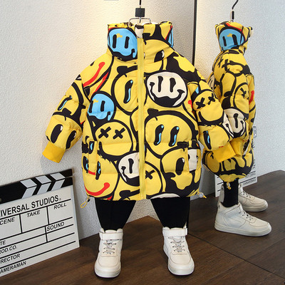 Elegantna dječja jakna za dječake s printom