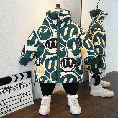 Elegantna dječja jakna za dječake s printom