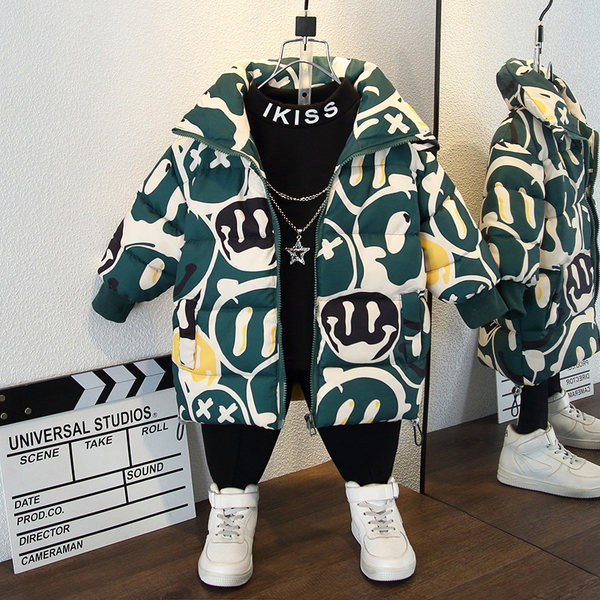 Elegantna dječja jakna za dječake s printom