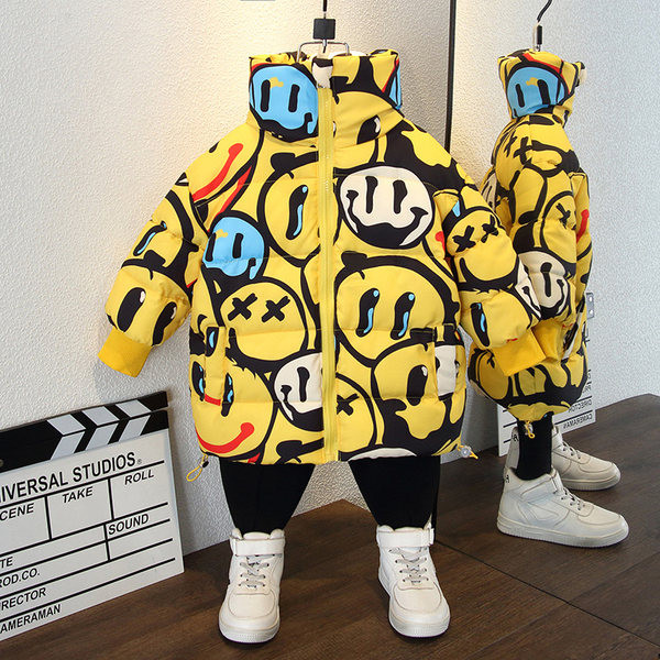 Elegantna dječja jakna za dječake s printom