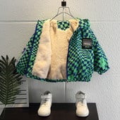 Dječja zimska jakna s toplom postavom i grbom