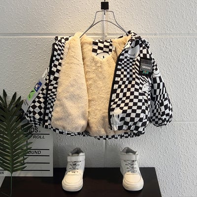 Dječja zimska jakna s toplom postavom i grbom