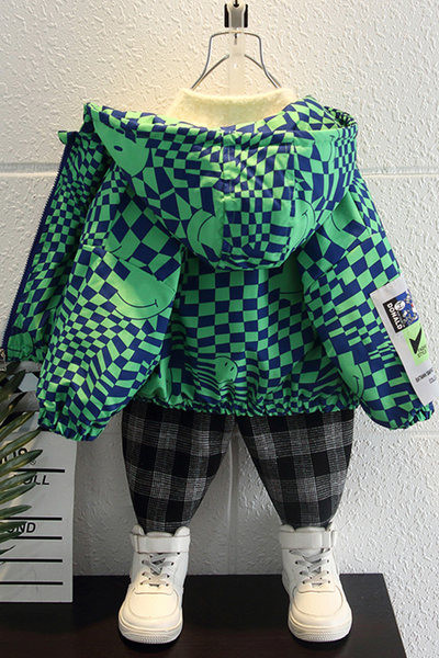 Dječja zimska jakna s toplom postavom i grbom