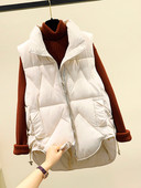 Női mellény zsebekkel és cipzárral három színben