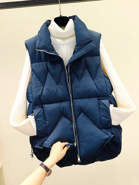 Női mellény zsebekkel és cipzárral három színben