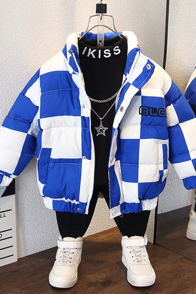 Kapuutsiga ja kirjaga uus mudel poistele laste jope