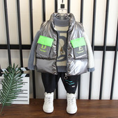 Modern gyerekmellény zsebekkel