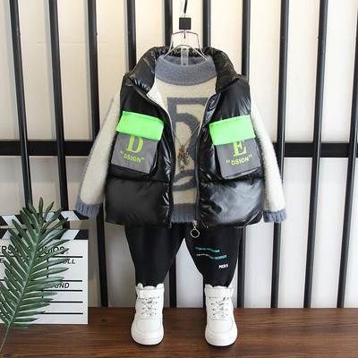 Modern gyerekmellény zsebekkel