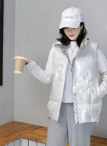 Fényes hatású őszi-téli mellény