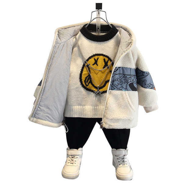 Poistele sobiv kahes värvitoonis kapuutsiga laste talvejope