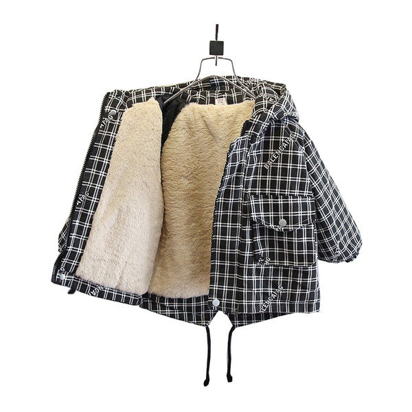 Napi gyermekkabát meleg béléssel és zsebekkel