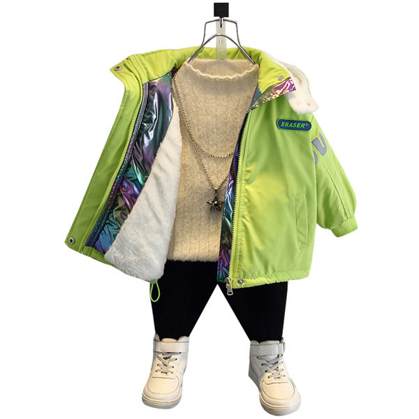 Téli gyerekkabát kapucnival - fiúknak