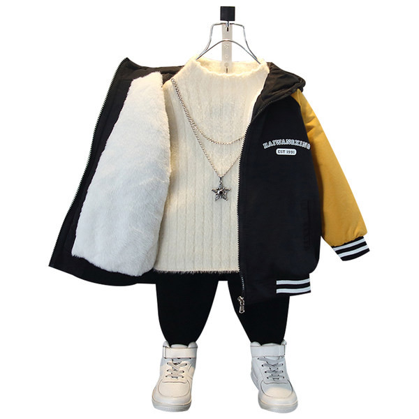 Gyermek topikabát kapucnival és felirattal fiúknak