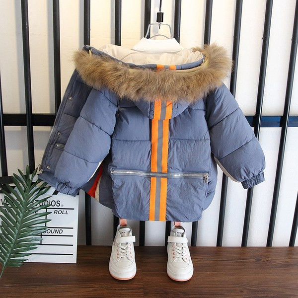 Kapuutsiga laste talvejope - poistele