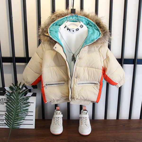 Kapuutsiga laste talvejope - poistele