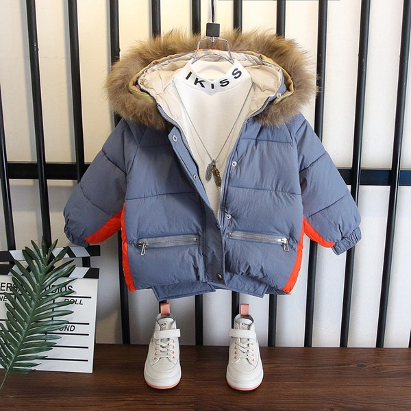 Kapuutsiga laste talvejope - poistele