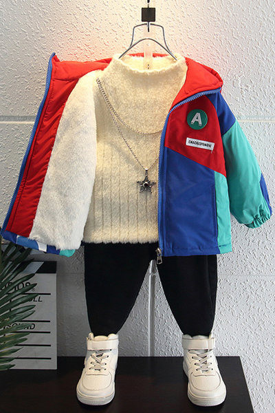 Gyermek téli kabát pehely béléssel - két színben