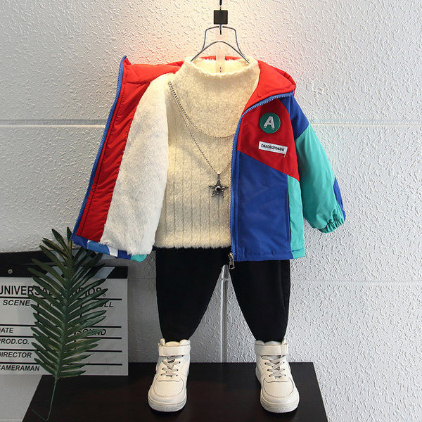 Gyermek téli kabát pehely béléssel - két színben