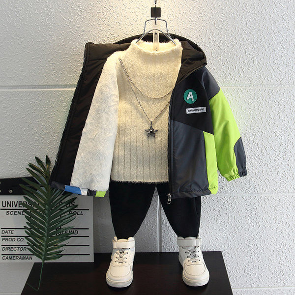 Gyermek téli kabát pehely béléssel - két színben