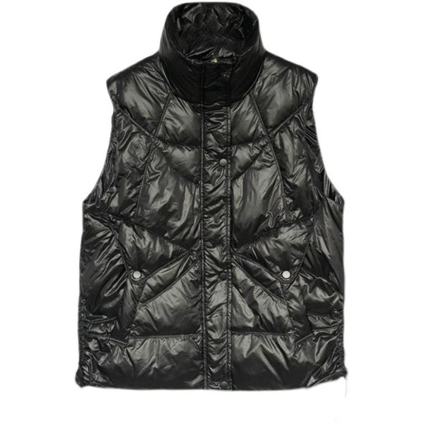 Alkalmi mellény magas gallérral