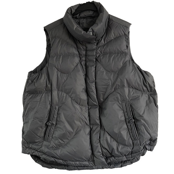 Őszi-téli női mellény széles modellje