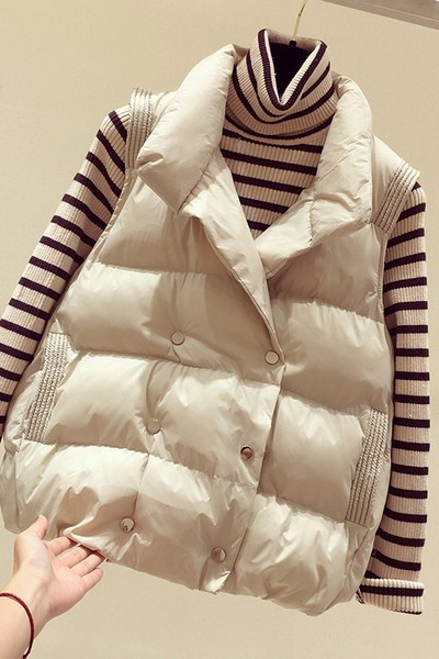 Új gombos mellény modell - nőknek