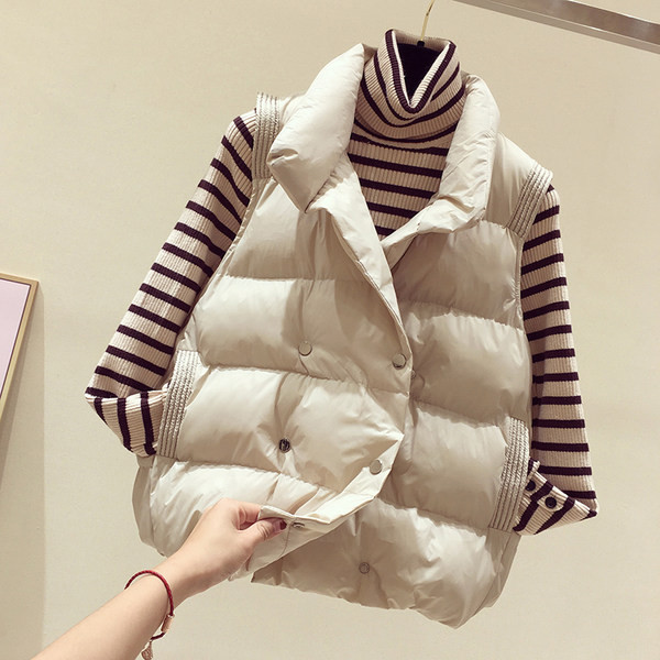 Új gombos mellény modell - nőknek