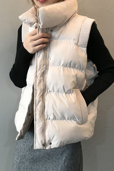 Široki prsluk s džepovima i elastikom