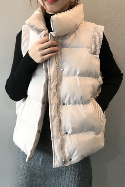 Široki prsluk s džepovima i elastikom