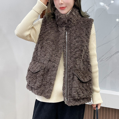 Φαρδύ γιλέκο με μεγάλες τσέπες