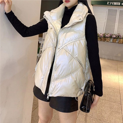 Steppelt hatású női mellény nyakkendővel