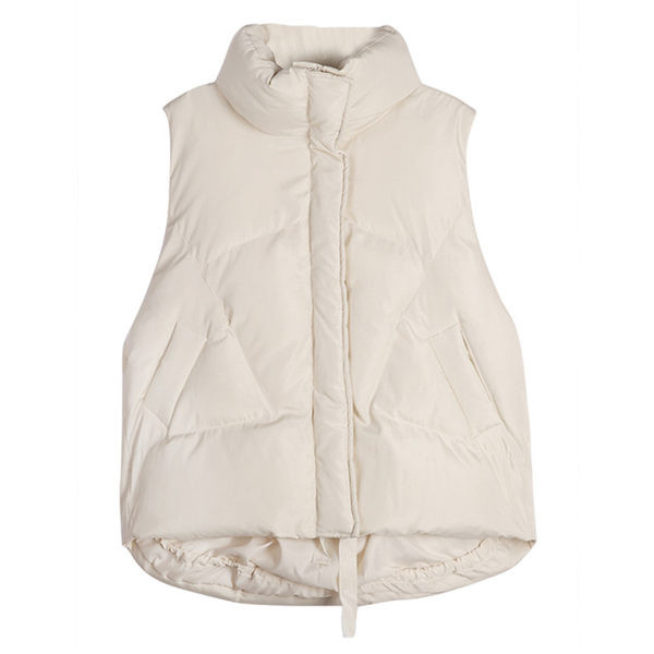 Φαρδύ μοντέλο γυναικείο γιλέκο με τσέπες σε δύο χρώματα