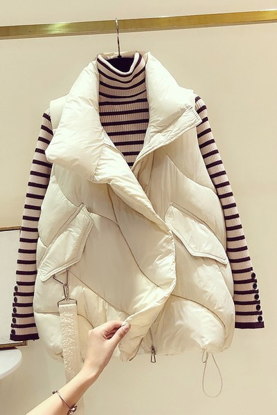 Καθημερινό γιλέκο με τσέπες και κορδόνια