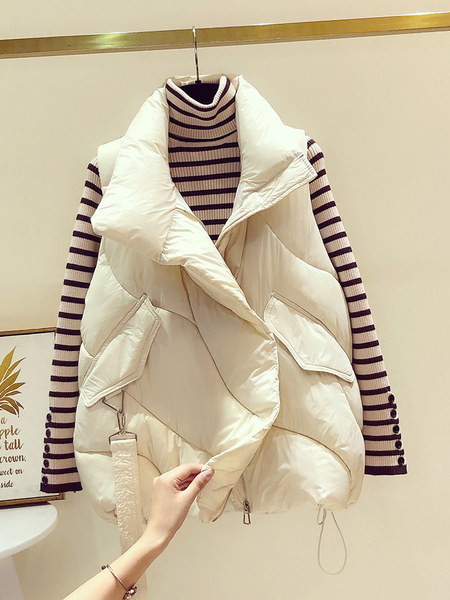 Καθημερινό γιλέκο με τσέπες και κορδόνια