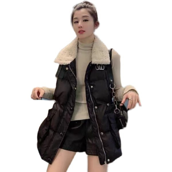 Γυναικείο γιλέκο μεσαίου μήκους με κορδόνι στη μέση