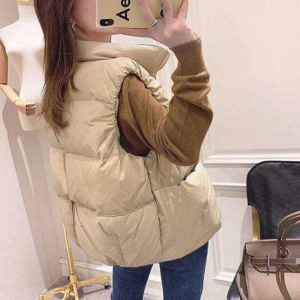 Lai vest kõrge kraega