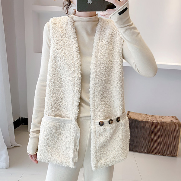 Ženski perjani prsluk bez kopčanja