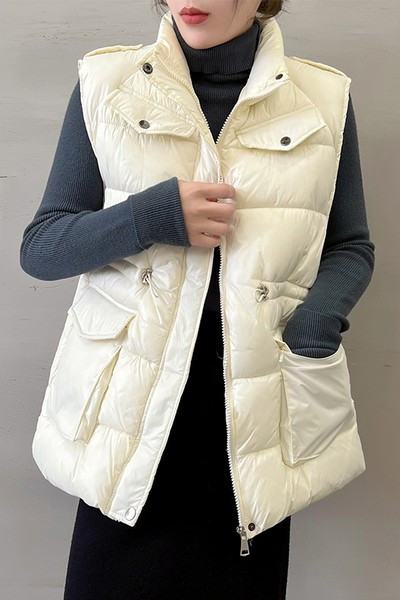 Napi téli mellény gombokkal