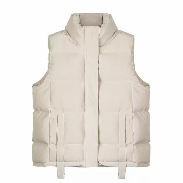 Φαρδύ γυναικείο γιλέκο σε λευκό και μαύρο χρώμα