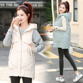 Naiste asümmeetriline kapuutsiga vest