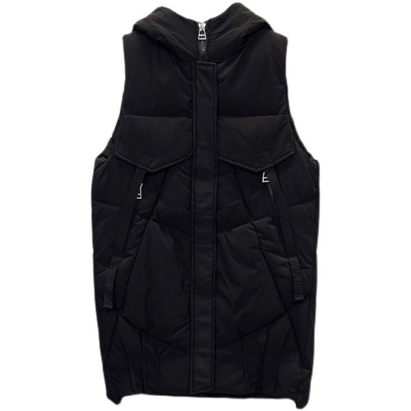 Naiste pikk kapuutsiga vest